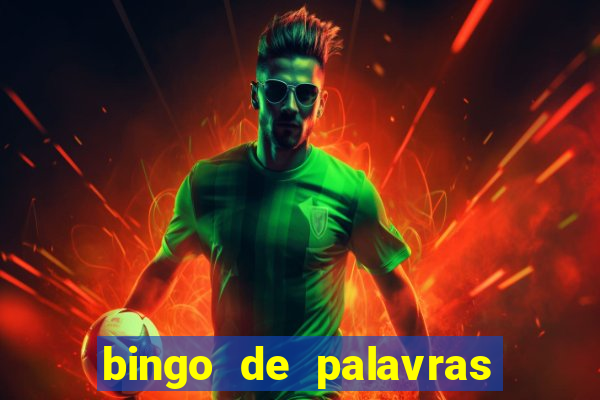 bingo de palavras 3 ano